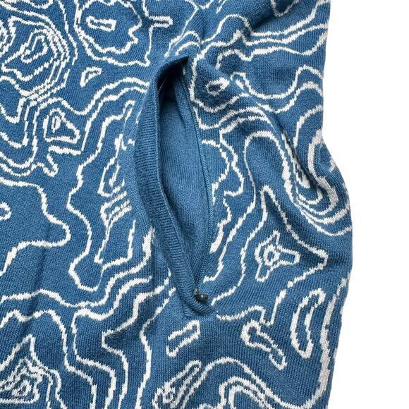 Lululemon | Men | Geo Knit Poseidon Silver Slate Active Travel Hoodie | Medium - Picture 10 of 13